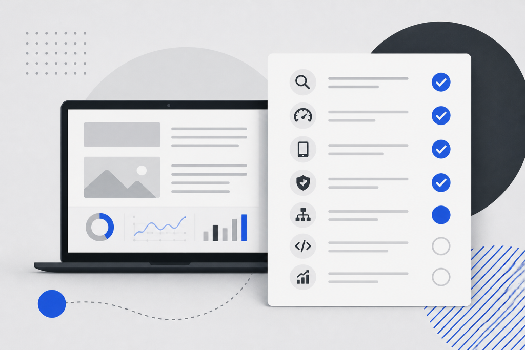 DIY website audit checklist before hiring a web designer