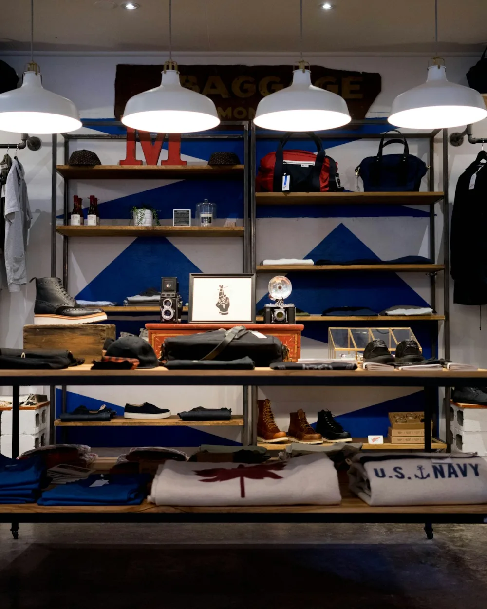 Retail product display representing Atlanta Shopify store design